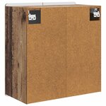 vidaXL Armoire Murale Bois ancien 59 x 31 x 64 cm Bois d'ingénierie