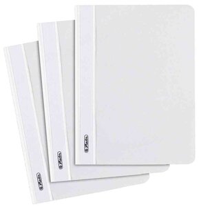 Chemsise à lamelles  A5  en film PP  blanc HERLITZ