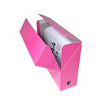 Boite Transfert Dos 90mm Iderama - Rose - X 5 - Exacompta