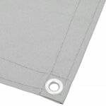 vidaXL Écran de balcon gris clair 120x700 cm 100  polyester oxford