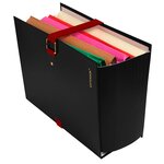 Chemise à sangle Dos extensible Extensor Balacron 24 x 32 cm Noir EXACOMPTA