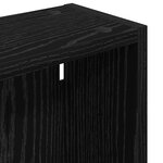 vidaXL Armoire murale de salle de bain Chêne Noir 40 x 14 x 70 cm