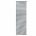 vidaXL Store de Fenêtre avec des rideaux Manuel Argent Aluminium