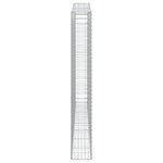 vidaXL Paniers à gabions arqués 2 Pièces 400x30x220/240 cm Fer galvanisé