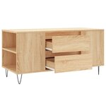 vidaXL Table basse chêne sonoma 102x44 5x50 cm bois d'ingénierie