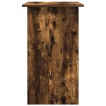 vidaXL Bureau Chêne fumé 80x45x74 cm Bois d'ingénierie