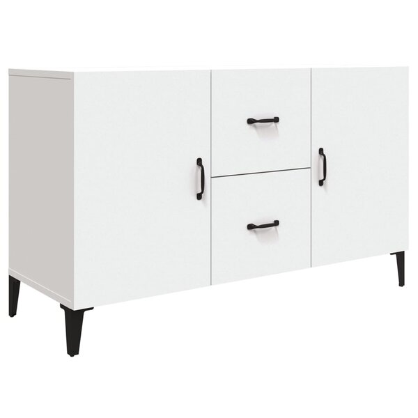 vidaXL Buffet blanc 100x36x60 cm bois d'ingénierie