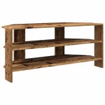 vidaXL MeubleTVd'Angle Bois Ancien 102x40 5x45cm Bois d'ingénierie
