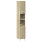 vidaXL Armoire de salle de bain chêne sonoma 30 5x30x179 cm