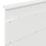 vidaXL Tête de lit Blanc 80 cm Bois d'ingénierie