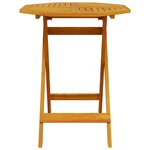 vidaXL Ensemble bistro pliant Pliant 3 Pièces Marron Bois d'acacia massif