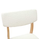 vidaXL Chaises de salle à manger 2 Pièces Naturel 48 x 49 x 95 cm