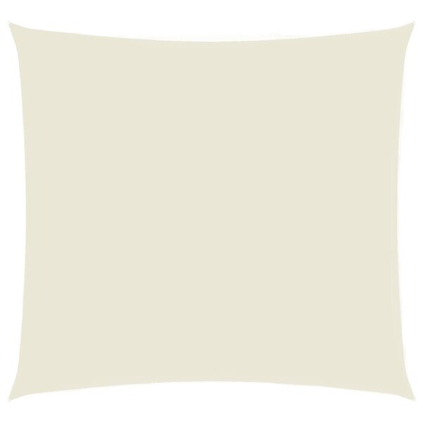 vidaXL Parasol en tissu oxford carré 3 6 x 3 6 m crème