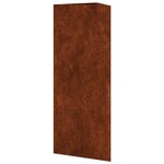 vidaXL Jardinière 30x26x75 cm acier corten