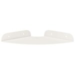 vidaXL Étagère flottante avec étagère 2 Pièces Blanc 15 x 15 x 2 cm