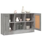vidaXL Buffet Sonoma gris 120x30 5x70 cm Bois d'ingénierie