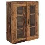 vidaXL Haut Armoire Bois Ancien 69 5 x 34 x 180 cm Bois d'ingénierie