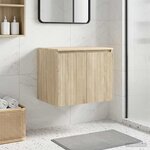 vidaXL Cabinet de Salle de Bain Mural Chêne Sonoma 62 5 x 44 5 x 50 cm