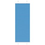 vidaXL Store plissé bleu 80x200 cm largeur du tissu 79 4 cm polyester