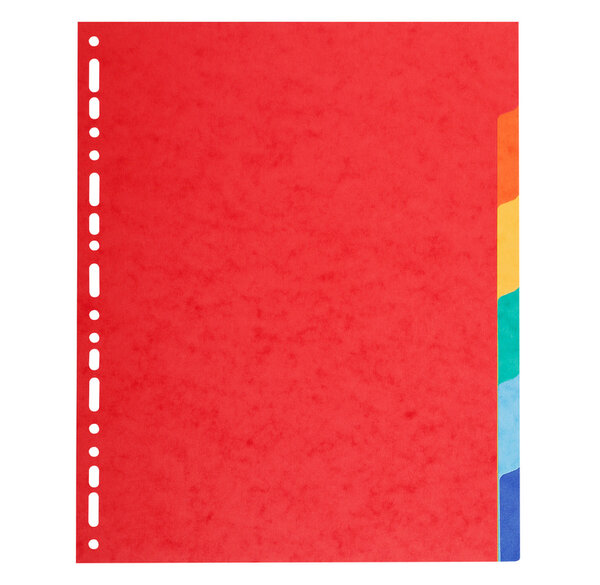 Jeu de 6 intercalaires en carton 220 g Format A4 maxi EXACOMPTA