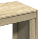 vidaXL Bureau chêne sonoma 123 5x73 5x75 cm bois d'ingénierie