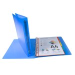 Classeur 4 Anneaux 30mm Polypropylène Chromaline 10/10e Krea Cover - A4 Maxi - Couleurs Assorties - X 12 - Exacompta