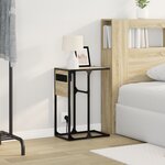 vidaXL Table de chevet Chêne sonoma 41.5 x 26 x 60.5 cm
