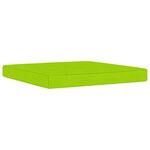 vidaXL Salon de jardin 4 Pièces avec coussins vert brillant