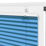 vidaXL Store plissé bleu 45x200 cm largeur du tissu 44 4 cm polyester
