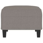 vidaXL Repose-pied Taupe 70x55x41 cm Tissu