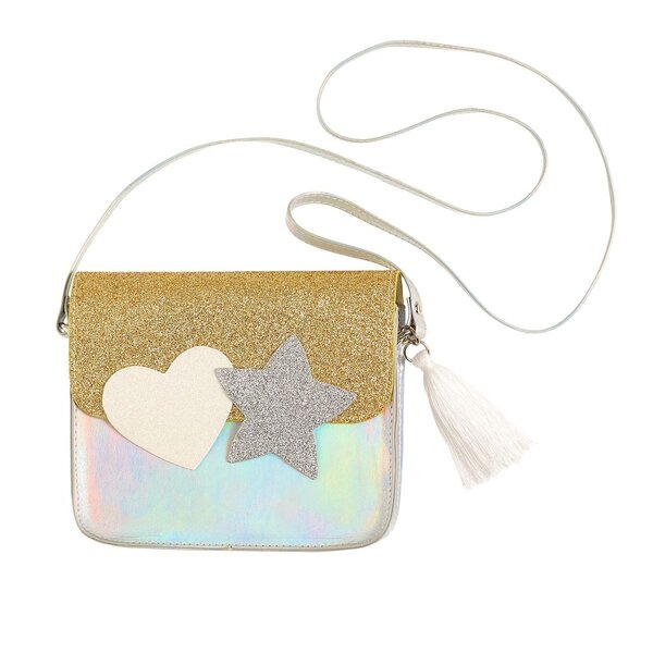 Petit sac a main Noelle motif etoile et coeur
