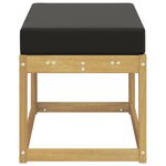 vidaXL Banc de Jardin Blanc 80 x 43 x 45 cm Bois d'Acacia Massif