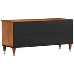 vidaXL Meuble TV 100x33x46 cm bois massif de manguier