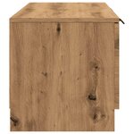 vidaXL Meuble TV chêne artisanal 102x35x36 5 cm bois d'ingénierie
