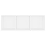 vidaXL Meuble TV Blanc 107x35x37 cm Aggloméré