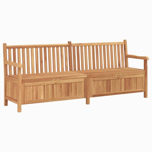 vidaXL Banc de Rangement de Jardin Marron 228 x 60 x 90 cm