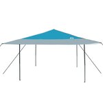 vidaXL Tente à abri Bleu 400 x 400 x 227 / 236 / 245 cm Tissu Oxford
