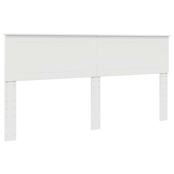 vidaXL Tête de lit Blanc 180 cm Bois d'ingénierie