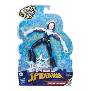 Marvel spider-man  figurine ghost spider bend & flex  15 cm