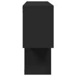 vidaXL Étagère murale noir 100x20x53 cm bois d'ingénierie