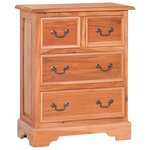 vidaXL Commode Bois d'acajou massif