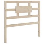 vidaXL Cadre de lit Bois massif 90x200 cm