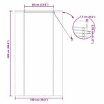 vidaXL Store de Fenêtre avec des rideaux Marron 100 x 220 cm Bambou