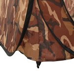 vidaXL Tente de douche escamotable Camouflage