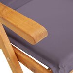 vidaXL Chaises inclinables de jardin lot de 2 Bois solide d'acacia