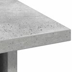 vidaXL Table de chevet 2 pc Gris béton 41 x 40 x 45 cm