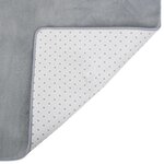 Vidaxl tapis peluche gris 300x200 cm