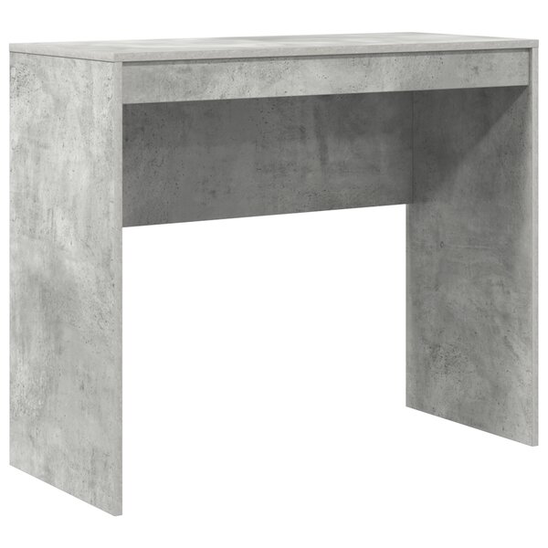 vidaXL Bureau d'écriture Béton gris MDF 90 x 40 x 76 cm Moderne Bureau