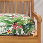 vidaXL Coussin pour assise / dossier de palette Floral Multicolore