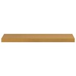 vidaXL Étagère Murale 2 Pièces Beige 90 x 23 5 x 4 cm Bois d'ingénierie